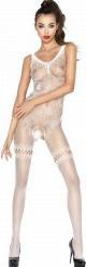 Produktbild Passion Woman Bs045 Bodystocking Weiss Eine Gr?Sse (One Size)