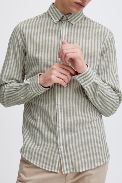 Image du produit Casual Friday CFAnton LS BD striped linen mix shirt 20504974 (XL)