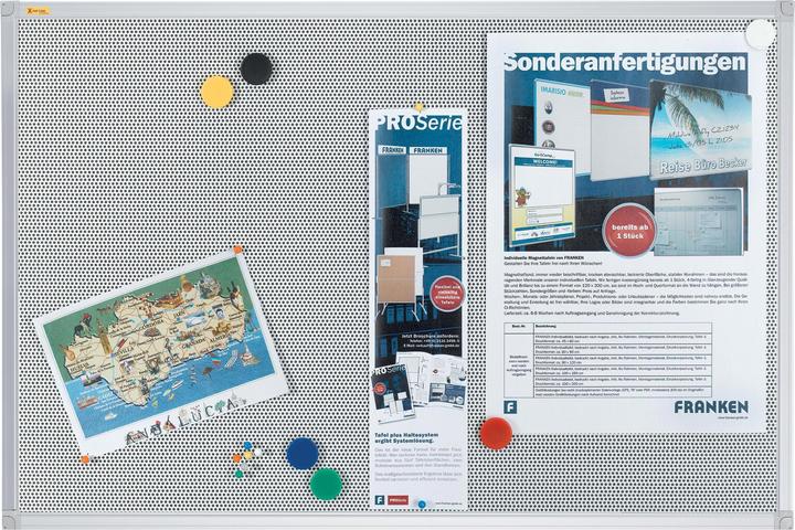 Actual product image Franken Pinboard Pin'n'Mag X-tra, textile, 3 board sizes, also magnetic (Blackboard, 60 x 45 cm)