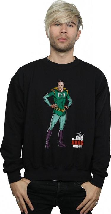 Produktbild Dam Sheldon Superheld Sweatshirt aus Baumwolle (4XL)