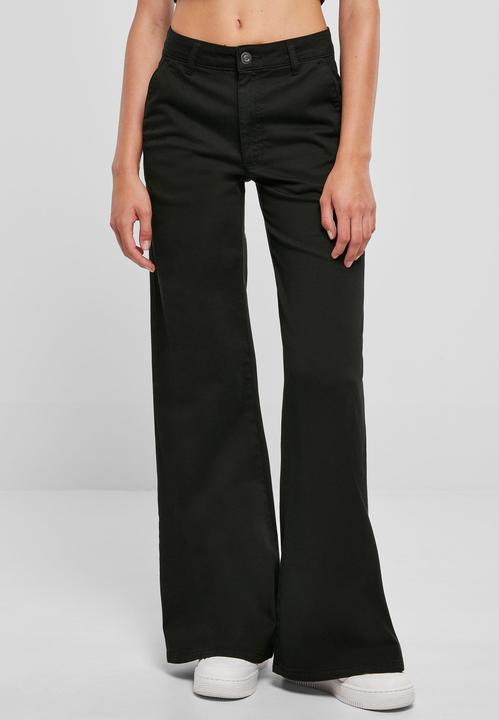 Produktbild Urban Classics Ladies High Waist Wide Leg Chino Pants (28)