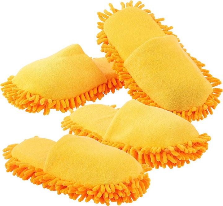 Actual product image Infactory Set of 2 cleaning slippers with cleaning microfibre sole (45)