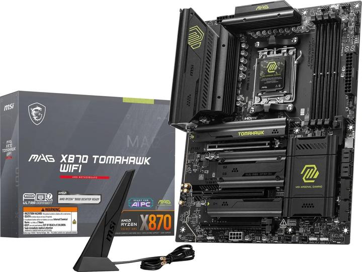 Produktbild MSI MAG X870 Tomahawk WIFI (AM5, AMD X870, ATX)