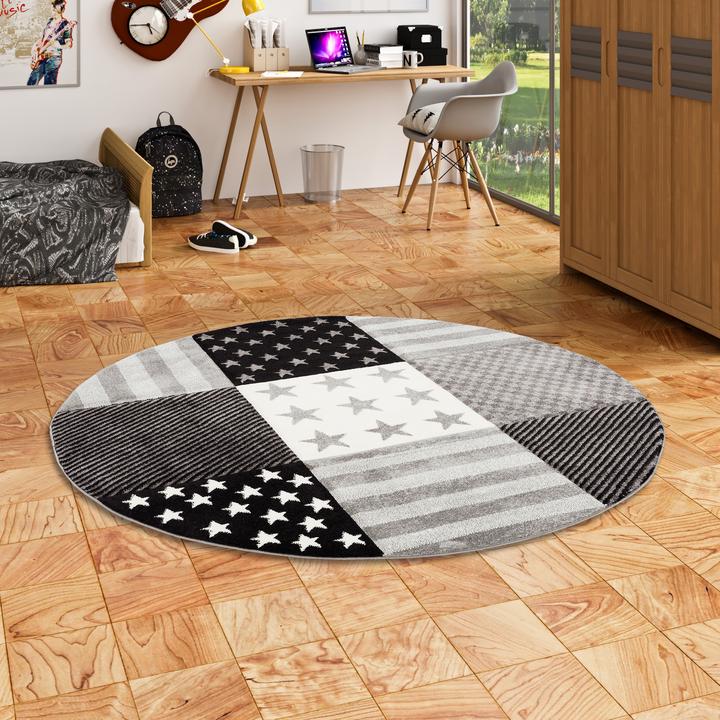 Produktbild Pergamon Kinder und Jugend Teppich Maui Sterne Rund (Ø 200 cm)
