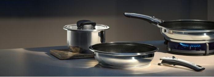 Image du produit WMF Click&Serve Couvercle en verre 20 cm (20 cm, Acier inoxydable)