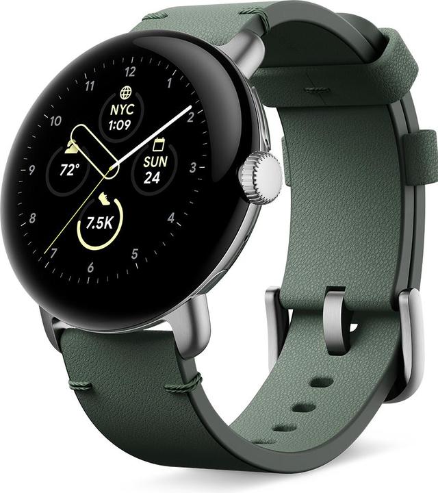 Produktbild Google Lederarmband für Pixel Watch Grösse L (Leder, Edelstahl)