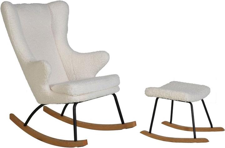 Image du produit Quax Adult fauteuil à bascule de Luxe avec tabouret