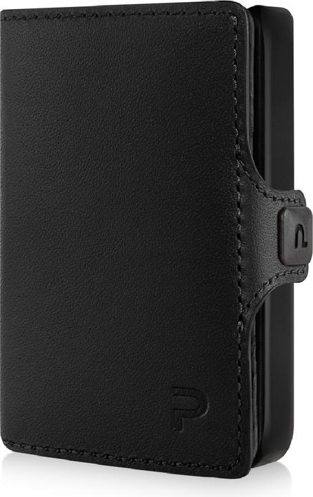 Actual product image Puristo KLIK MAGNET Slim Wallet Black 7s