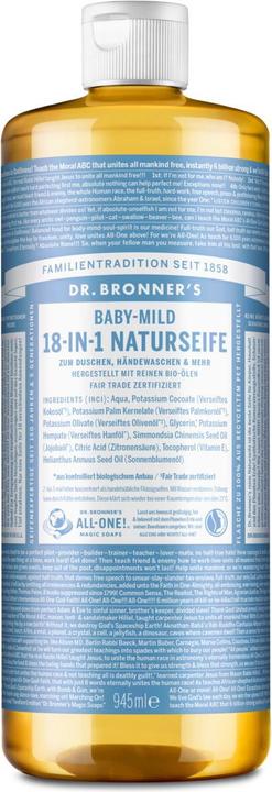 Dr. Bronner's 18-IN-1 Baby Mild (Flüssigseife, 945 ml)
