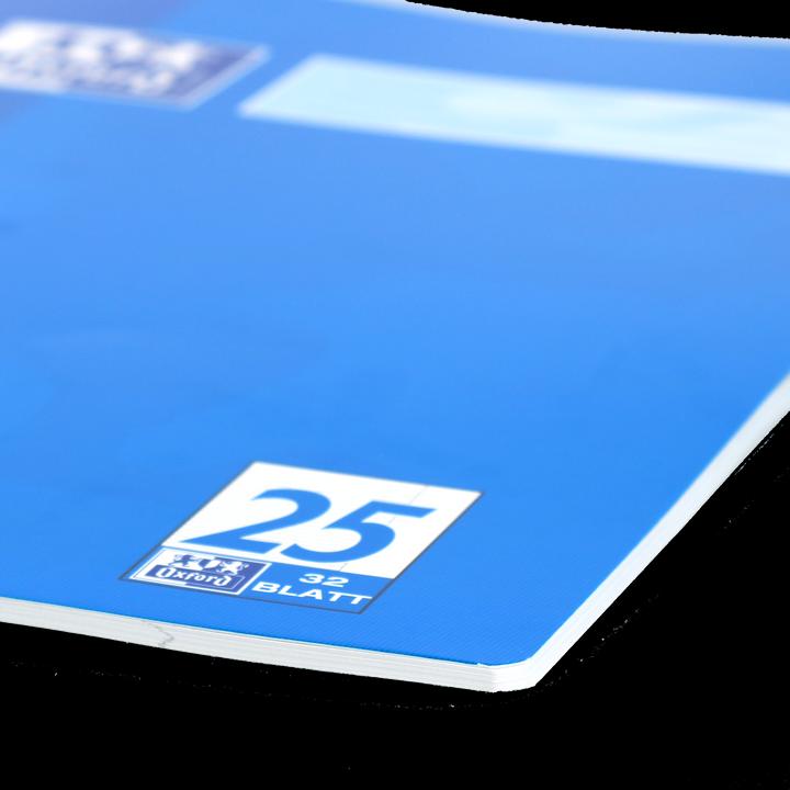 Actual product image Oxford Exercise book, A4, ruling 25 (A4, Lined, Hardcover)