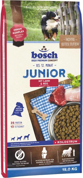 Bosch Petfood Junior Lamb & Rice (Junior, 1 pcs., 15000 g)