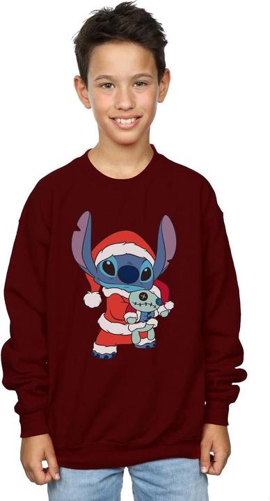 Actual product image Disney Boys Lilo And Stitch Stitch Christmas Sweatshirt (140, 146)