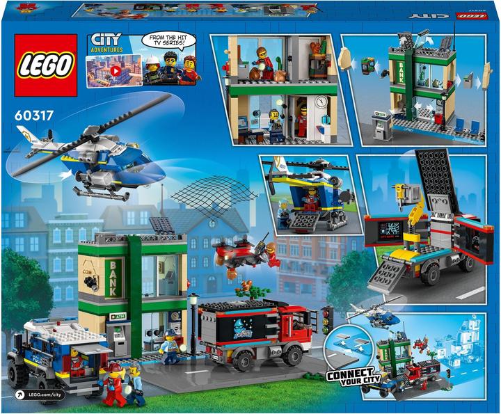 Actual product image LEGO Bank robbery with car chase (60317, LEGO City)