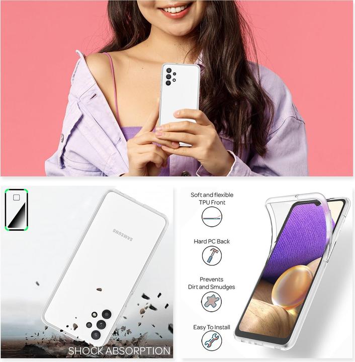 Produktbild Nalia 360 Grad Handyhülle (Samsung Galaxy A32 5G)