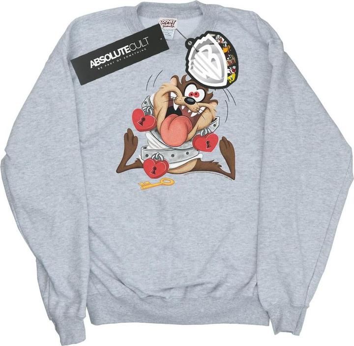 Looney Tunes Taz Valentine's Day Madly In Love Sweatshirt Jungen