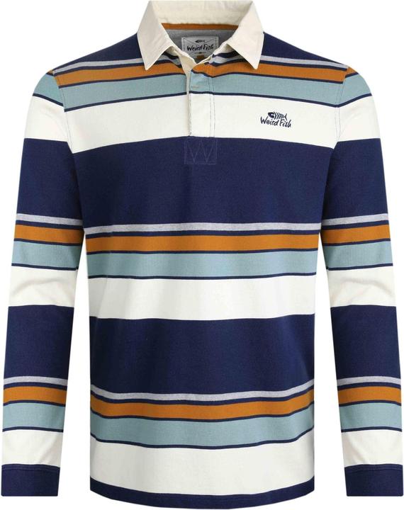 Immagine prodotto Weird Fish Laxton Camicia da Rugby A Strisce Manica Lunga Uomo (XL)