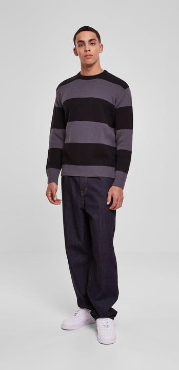 Actual product image Urban Classics Heavy Oversized Striped Sweatshirt (M)