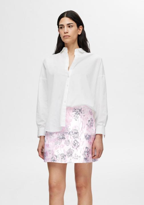 Image du produit Selected Femme Minijupe jacquard fleurie (34)