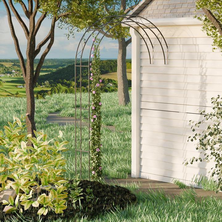 Image du produit Relaxdays Arche-jardin-métal (36 cm, 130 cm)
