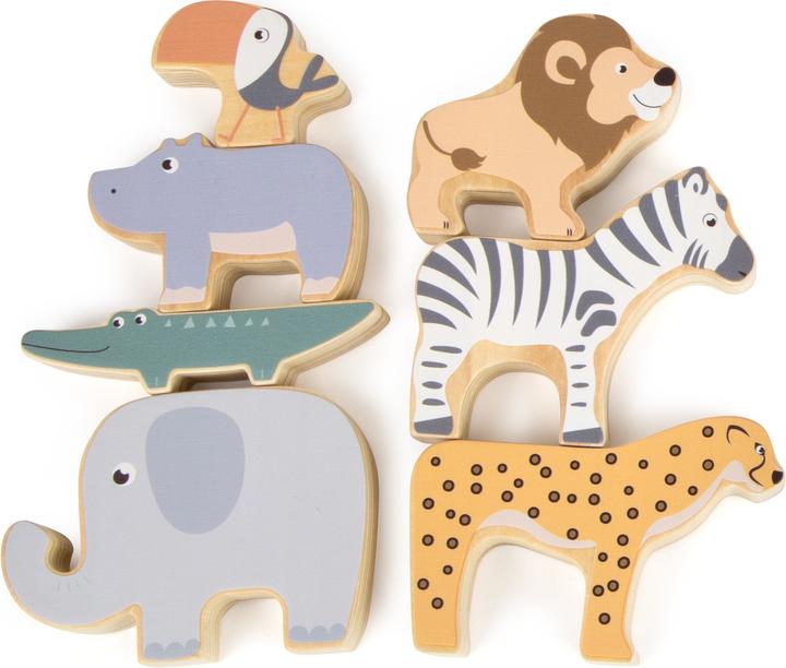 Produktbild small foot Stapeltiere Safari