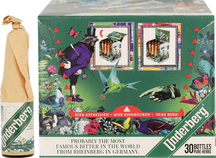 Underberg Natural Herbal Digestif 44% Vol. 30x0,02l