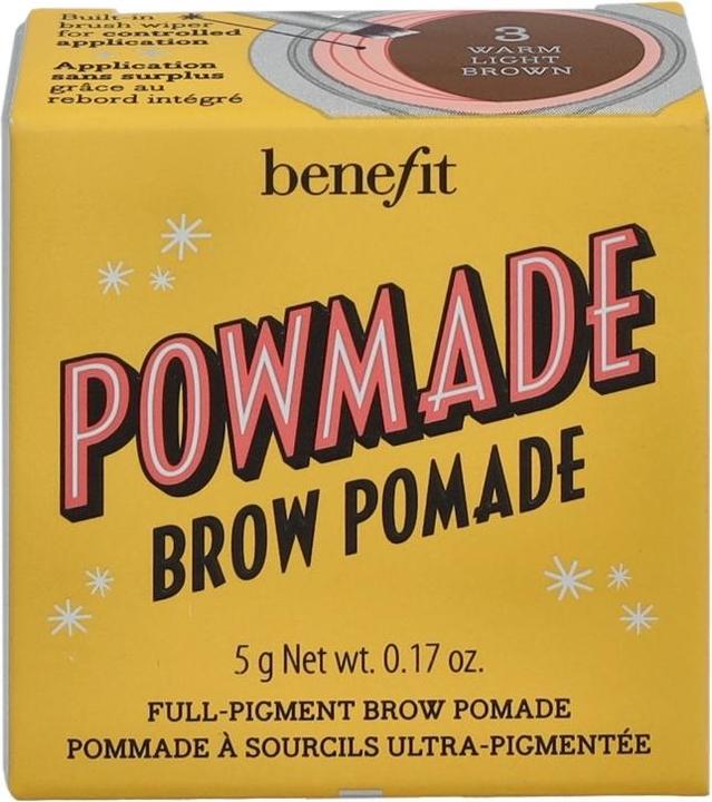 Actual product image BeneFit Cosmetics Powmade Brow Pomade (3 Warm Light Brown)