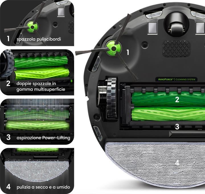 Actual product image iRobot Roomba Combo i8+ (Vacuum mopping robot)