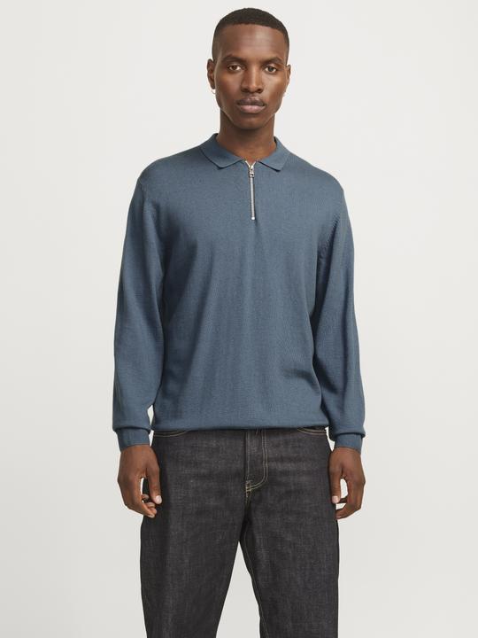 Produktbild Jack & Jones Jjeemil Knit Polo Half Zip Ls Noos (S)