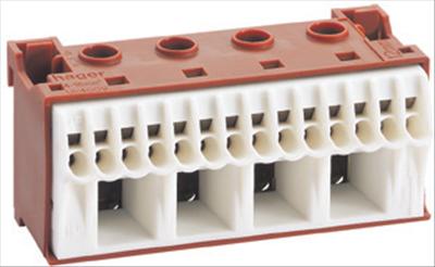 Actual product image Hager SSK phase terminal 18 clamping points KN18P