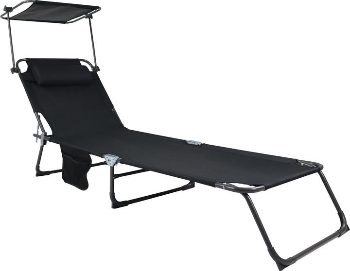 Immagine prodotto VCM Sdraio Sedia a sdraio Sdraio da giardino Tetto (185 cm)