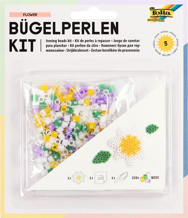 Produktbild Folia Bügelperlen-Set Flower