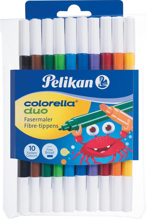 Image du produit Pelikan Stylo en fibre Colorella duo C407 (Multicolore, 10 x)