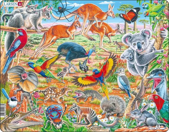 Produktbild Larsen Puzzle - Australiens Wildnis (60 Teile)
