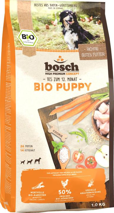 Produktbild Bosch Petfood Bio Puppy (Junior, Welpe + Kitten, 1 Stk., 1000 g)