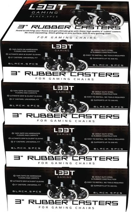 Produktbild L33T Rollen für Gaming-Stühle