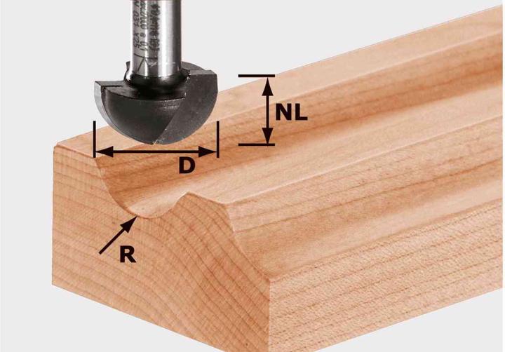 Produktbild Festool Hohlkehlfräser HW S8 R4