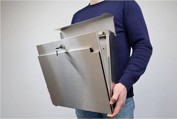 Immagine prodotto SafePost 810 Cassetta delle lettere di design in acciaio inox