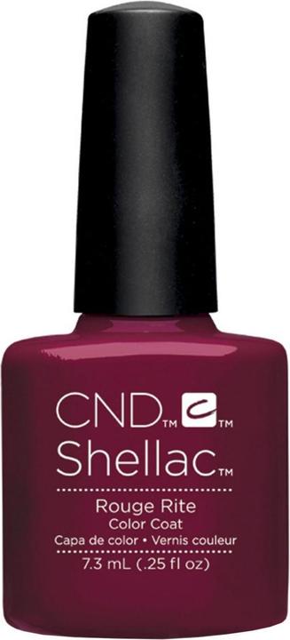 CND Shellac - Color Coat Rouge Rite (Rouge Rite, UV-Gel Lack)