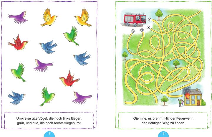 Produktbild Mein superschlaues Vorschulbuch - Konzentration und Wahrnehmung (Deutsch, Nadine Bougie, Kristin Lückel, 2023)