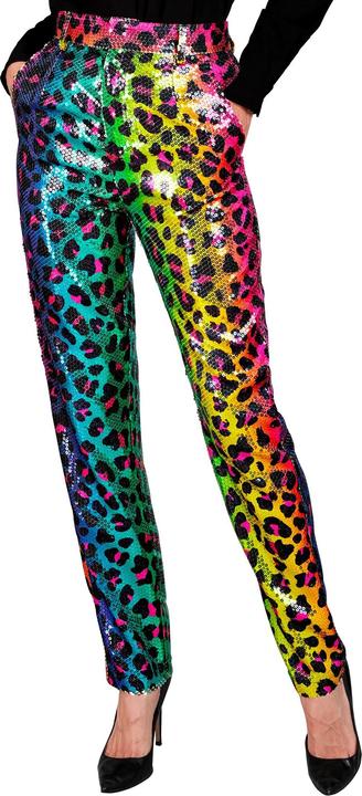 Produktbild Widmann Pailletten Hose im Leopardlook Rainbow (M)