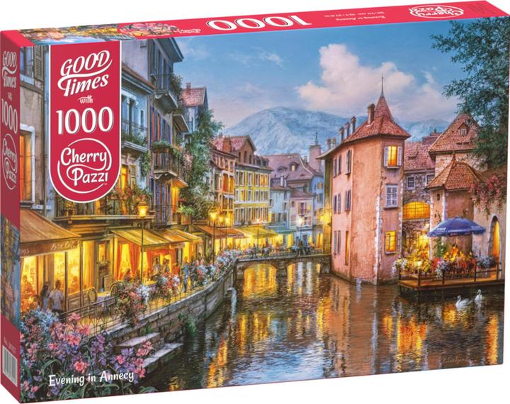 Produktbild Cherry Pazzi Puzzle Abend in Annecy 1000 Teile (1000 Teile)