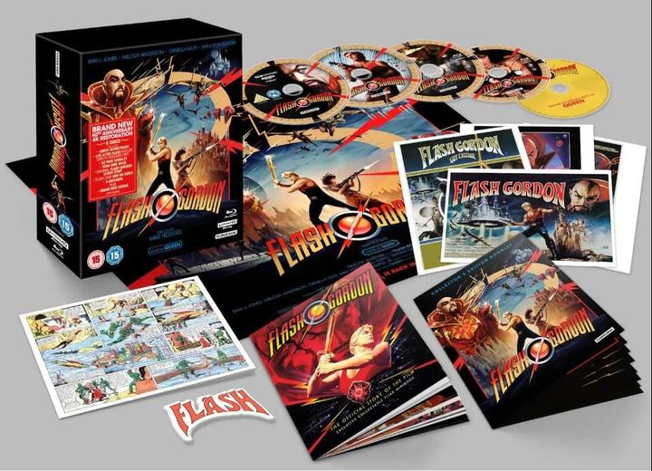 Actual product image Flash Gordon (BOX) + (IMPORT) (No German Version) (Blu-ray)