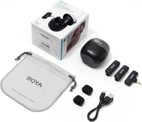 Produktbild Boya BY-WM3T-M2-Kit für 3,5 mm TRS 2 x Sender / 1x Empfänger / 1x Fall (BY-WM3T-M2)