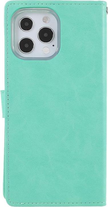 Produktbild iPhone 13 Pro Max - Blue Moon Etui Hülle Karten türkis (Apple iPhone 13 Pro Max)