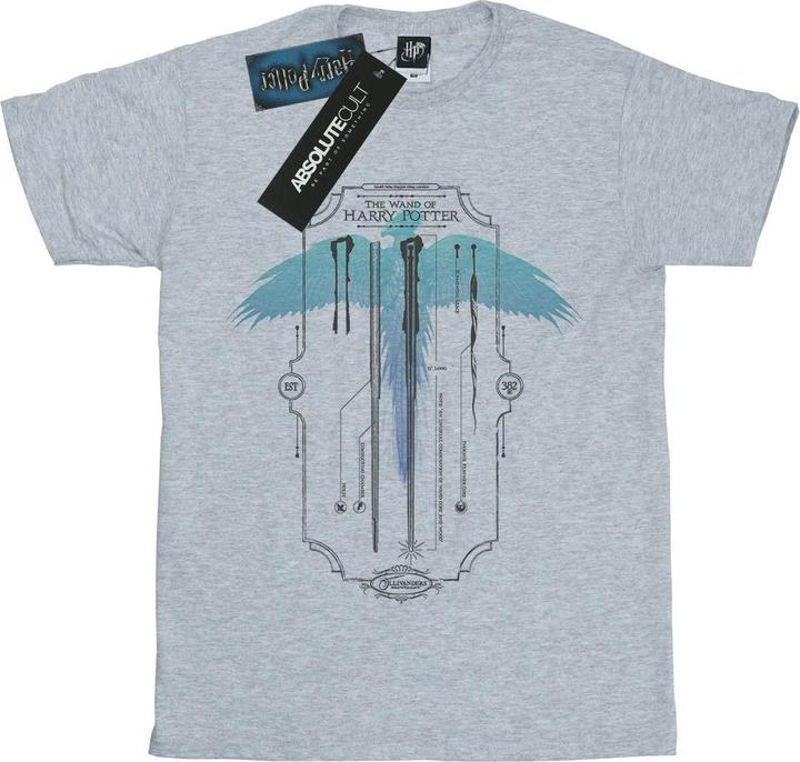 Actual product image Boys Garrick Ollivander The Wand T-Shirt (116)