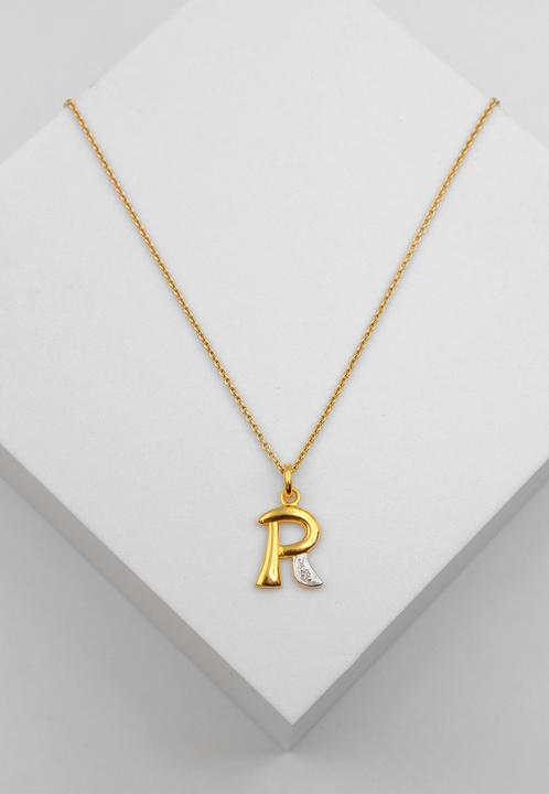 Produktbild Muau Buchstabe (750, Weissgold, 18K Gelbgold)
