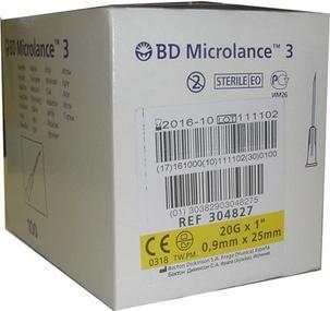 Produktbild BD Microlance Needle 09mm x 25mm 100 Units