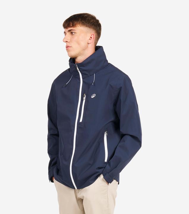 Produktbild Tribord Regenjacke Segeln Herren wasserdicht Sailing 300 marineblau/weiss (L)
