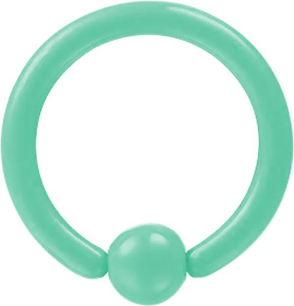 Produktbild Star Piercing Ball Closure Ring pastellgrün (ohne Messing, Chirurgenstahl 316L)