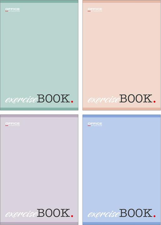 Immagine prodotto Office Products Quaderno prodotti per l'ufficio, A5, quadrato, 32 schede, 60g/m?, mix di colori (A5, Quadretti)